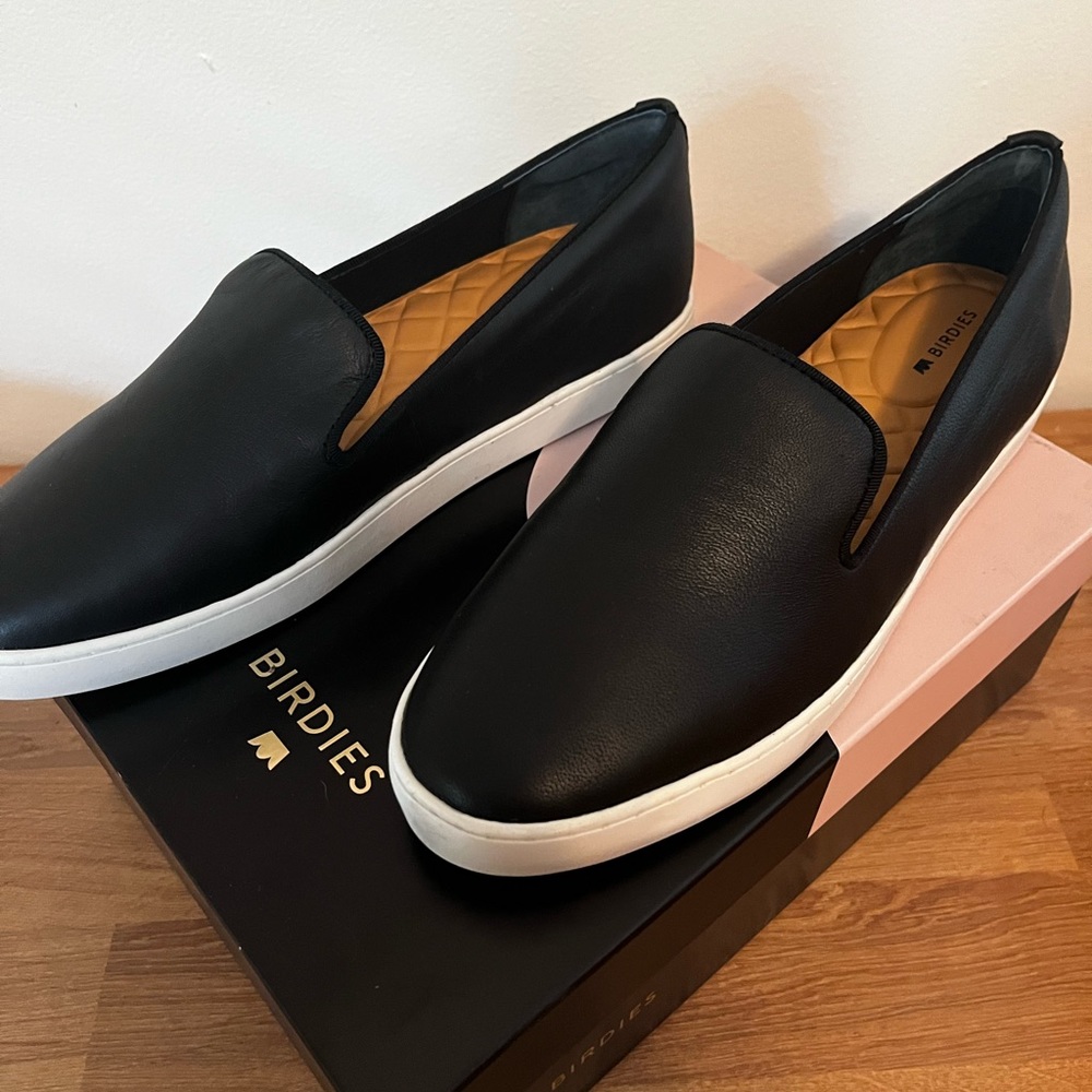 Birdies Loafers Size 9 - “The Swift” Black Leather